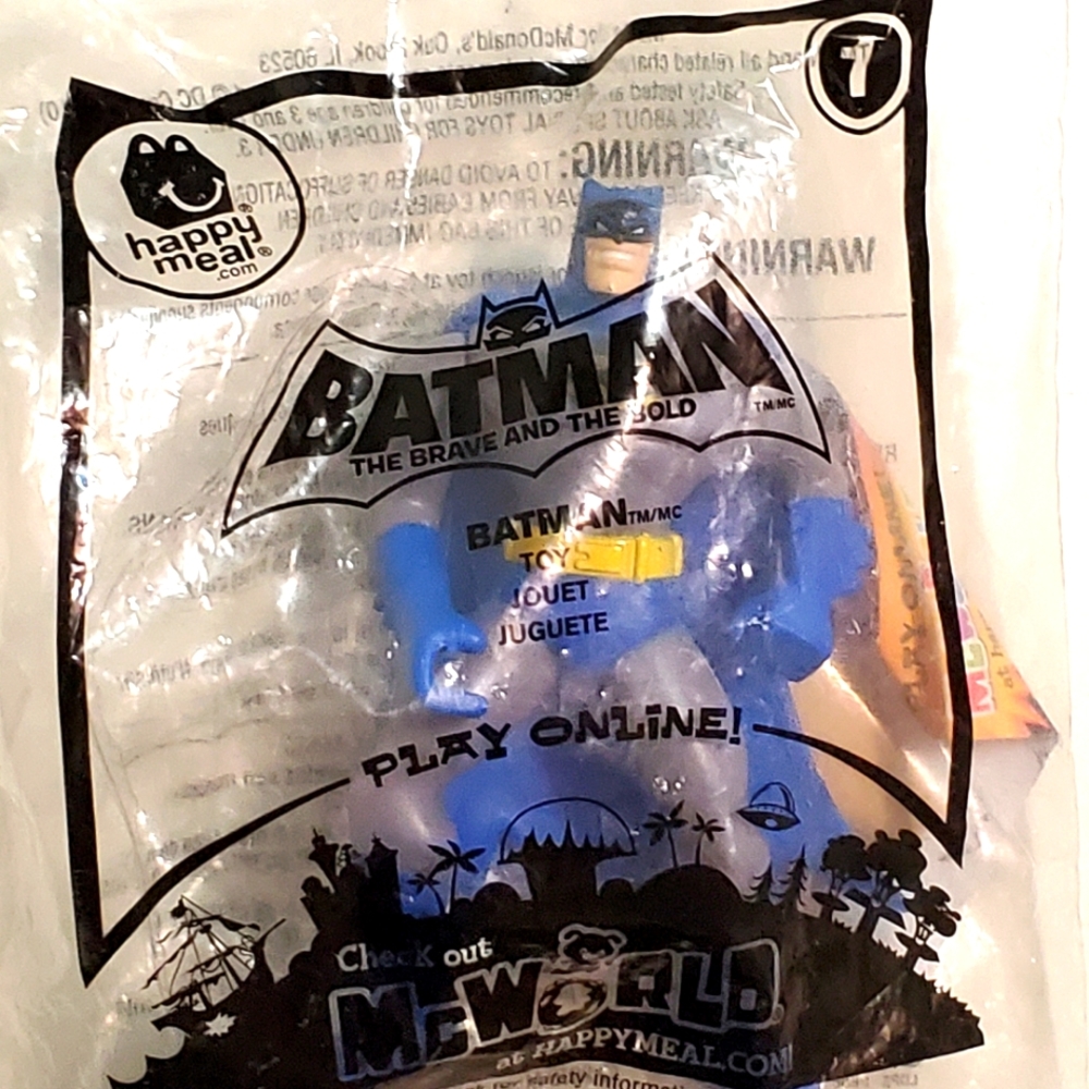 Unopened Vintage Batman Happy Meal Toy